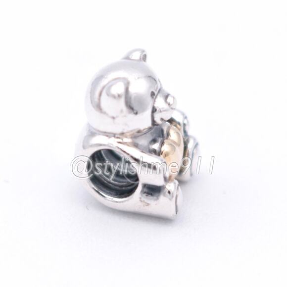 PANDORA Limited Edition Teddy Bear Charm With 14K GOLD - 791166 - Picture 9 of 11